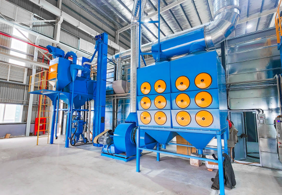 Hệ thống Thu Hồi và Phun Hạt Thép Mi-jack