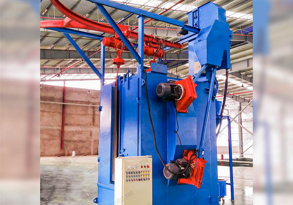 Máy phun bi tự động dạng treo