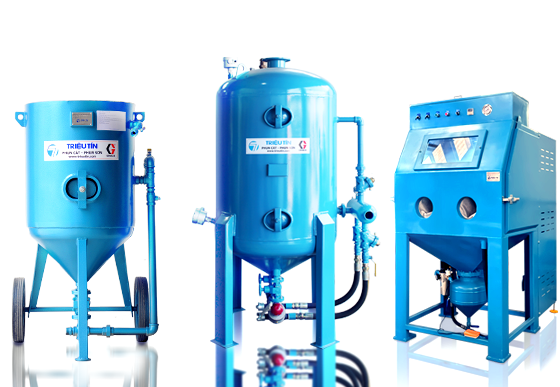 Máy phun hạt mài